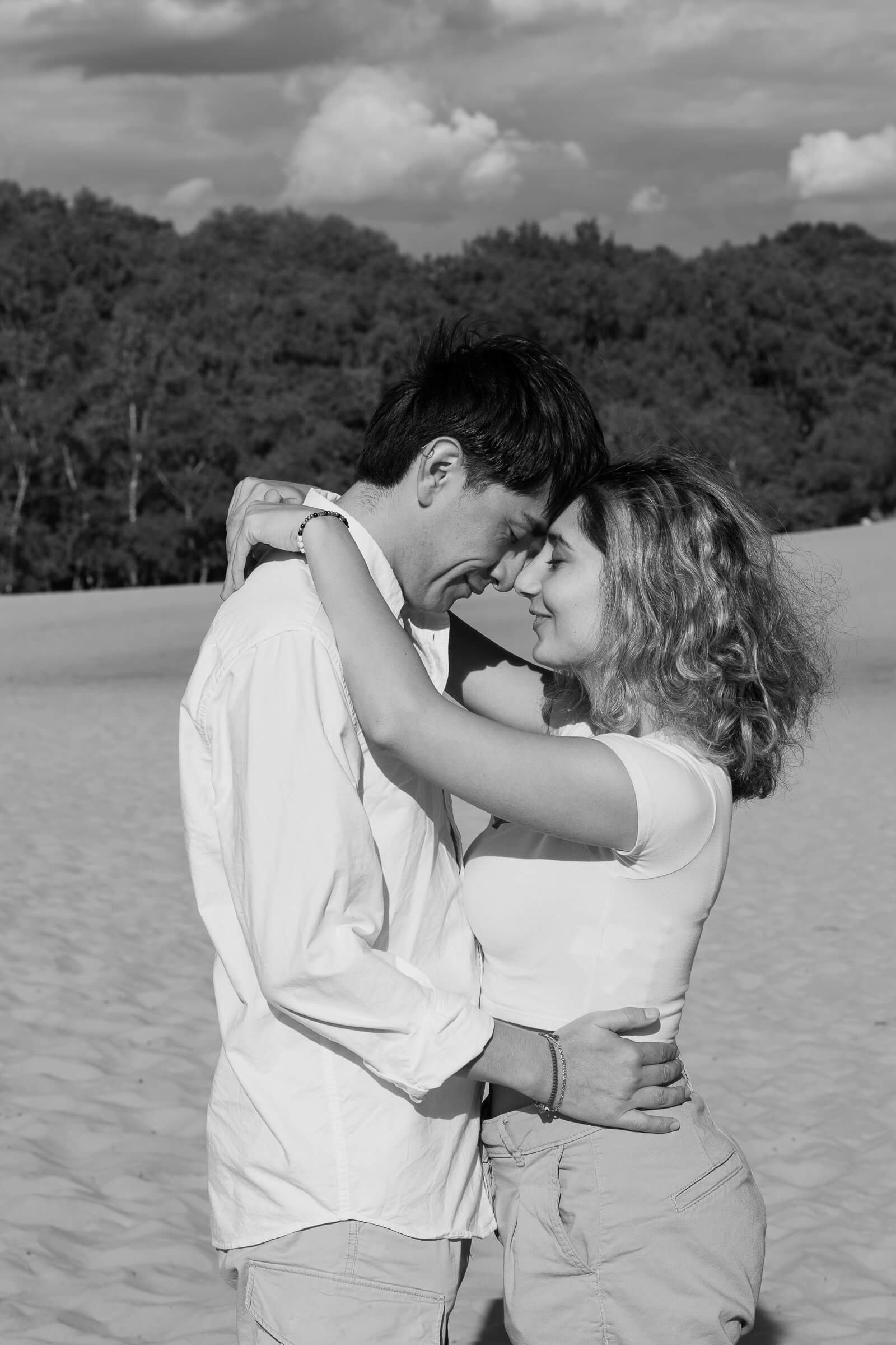 Paarfotografie in Hamburg, Boberger Dünen